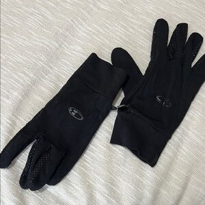 Icebreaker wool Black Gloves with Logo